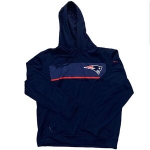 Used Therma Fit Nike New England Patriots Hoodie Navy Size XL